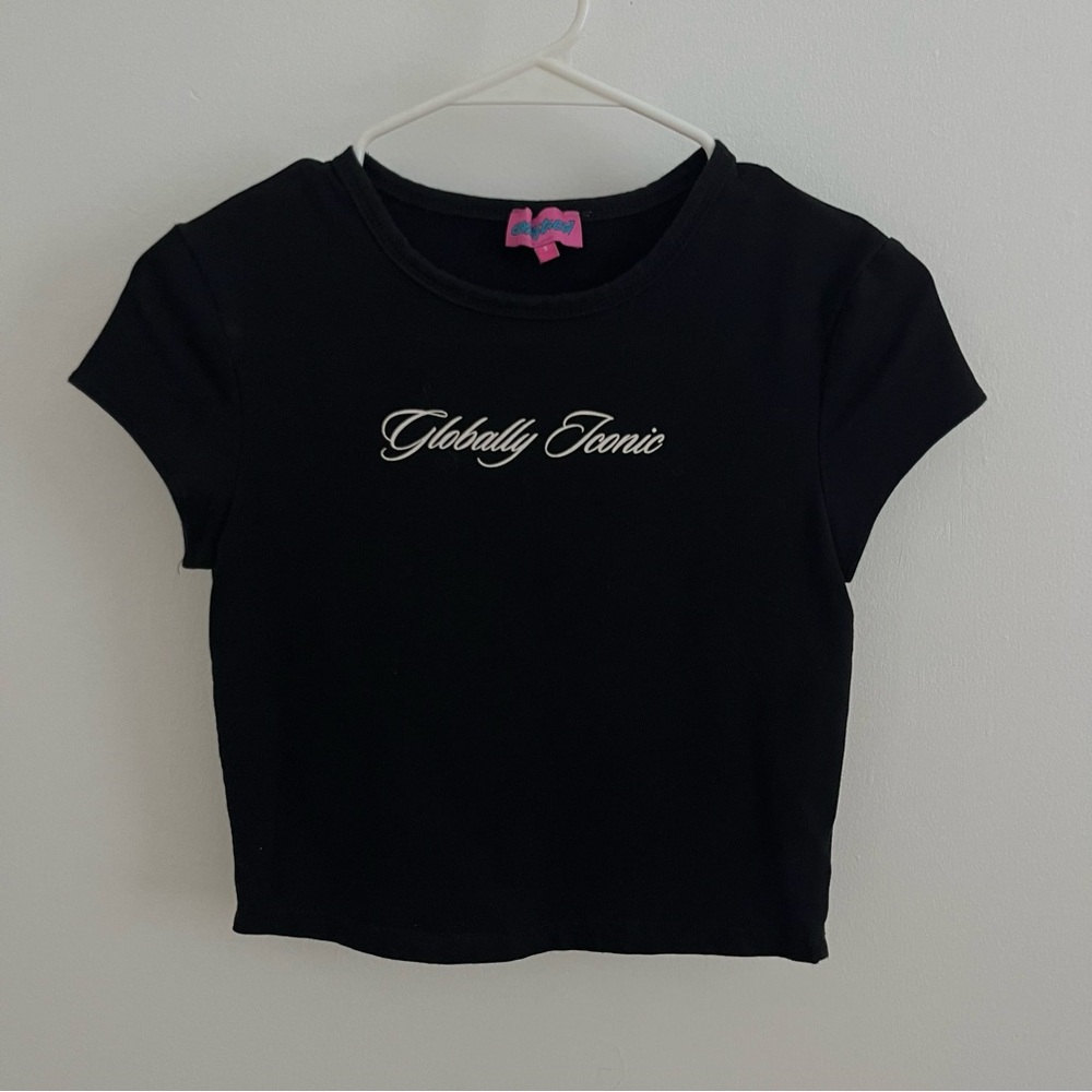 Edikted Black Crop Top